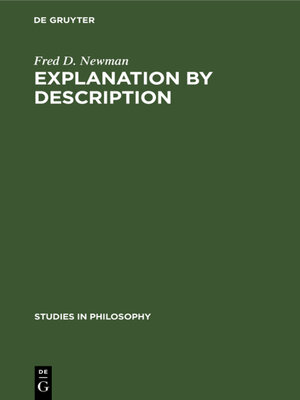 cover image of Explanation by description